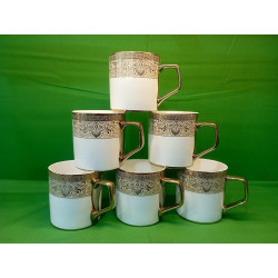  Bone China Tea Cups/Coffee Mugs(set of 6)