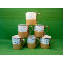  Bone China Tea Cups/Coffee Mugs(set of 6)